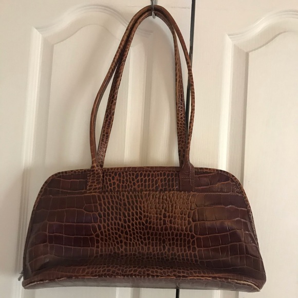 Longchamp vintage embossed leather brown purse - Picture 11 of 11